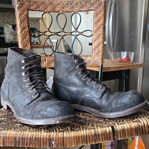 Red Wing Shoes Men's Black Suede Boots